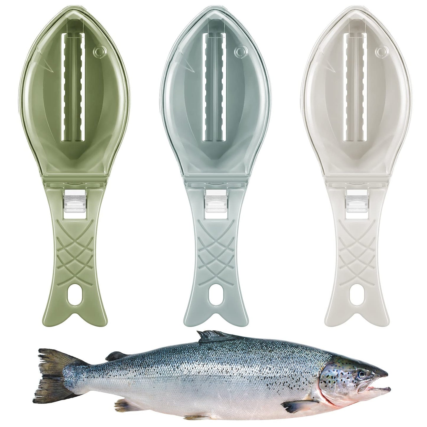 Effortlessly Clean and Scale Fish with Our Multi-Function Brush!