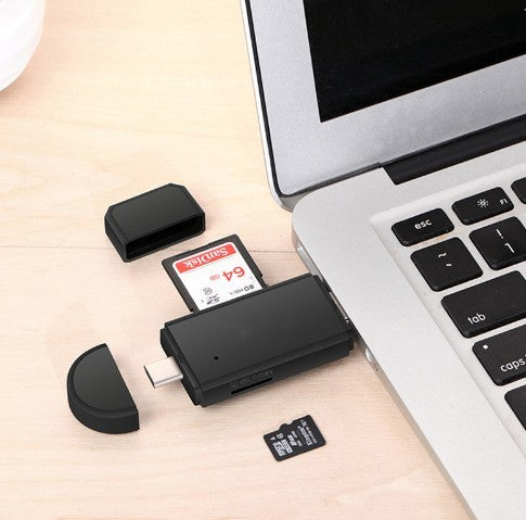 Unlock Versatility with Our Smart 3-in-1 Multi-Function Card Reader!