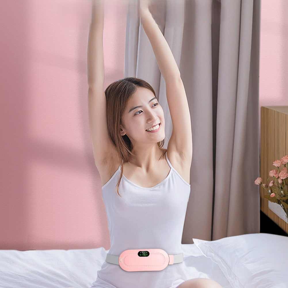 Menstrual Pain Relief Heating Pad with Massage – Pink Gift Box