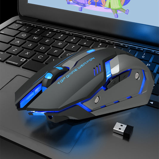 Silent Wireless  Gaming Mouse: Ultimate Precision and Comfort!